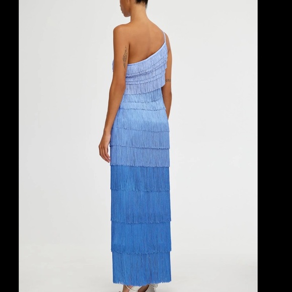 Significant Other Ola Dress: one shoulder fringe dress - Picture 3 of 7